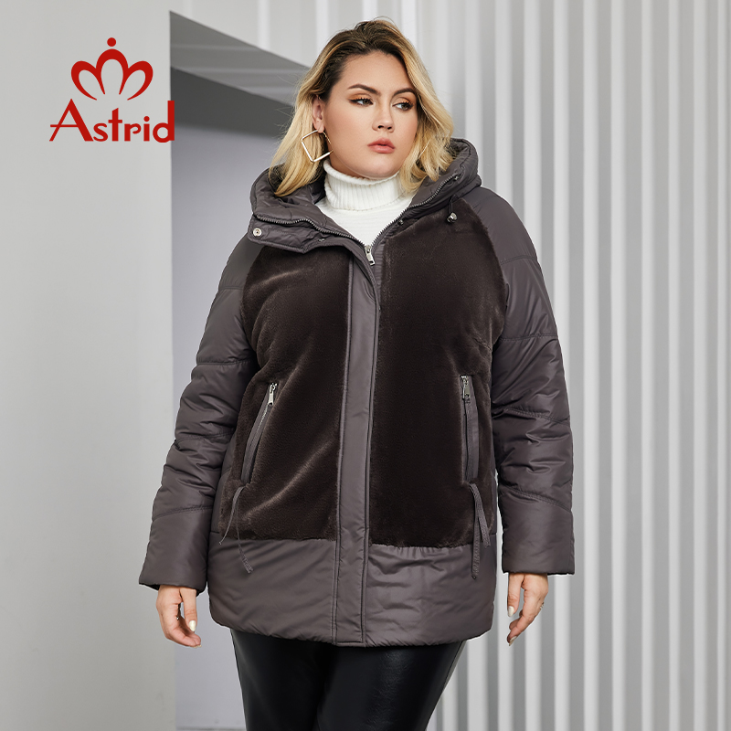 Astrid Plus Size Winter Jacket - Women'S Fashion Quilted Jacket 评论和价格