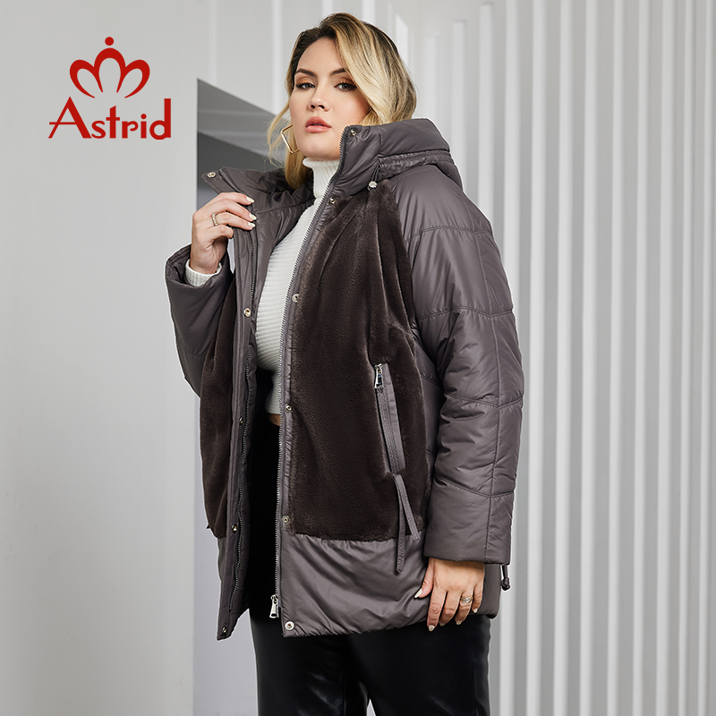 Astrid Plus Size Winter Jacket - Women'S Fashion Quilted Jacket 评论和价格