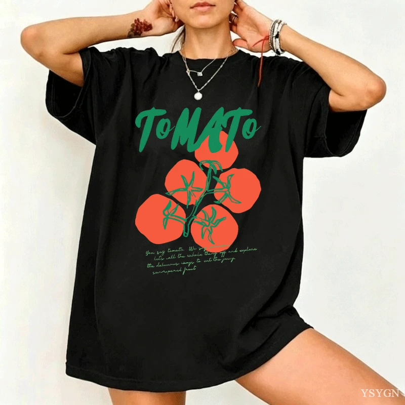 Tomato T Shirt Summer Garden T - Women'S Fashion Market Size 评论和价格