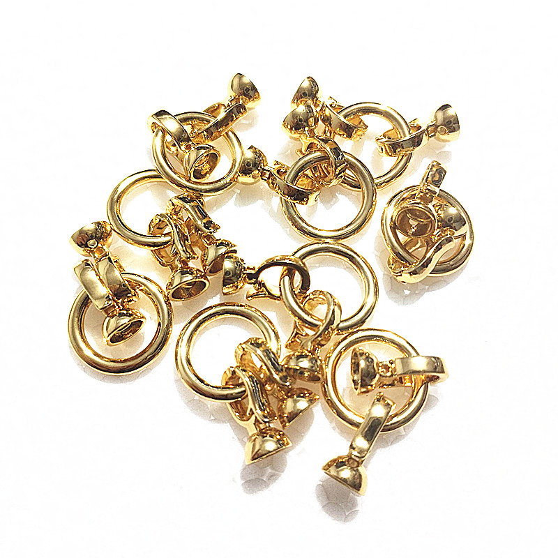 10PCS GOLDEN BEADS COPPER CLAS - Women'S Fashion Market Size 评论和价格