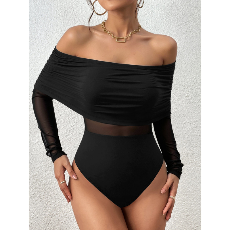 Spring And Autumn Off-Shoulder - Off Shoulder Top 评论和价格