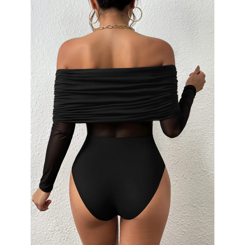 Spring And Autumn Off-Shoulder - Off Shoulder Top 评论和价格