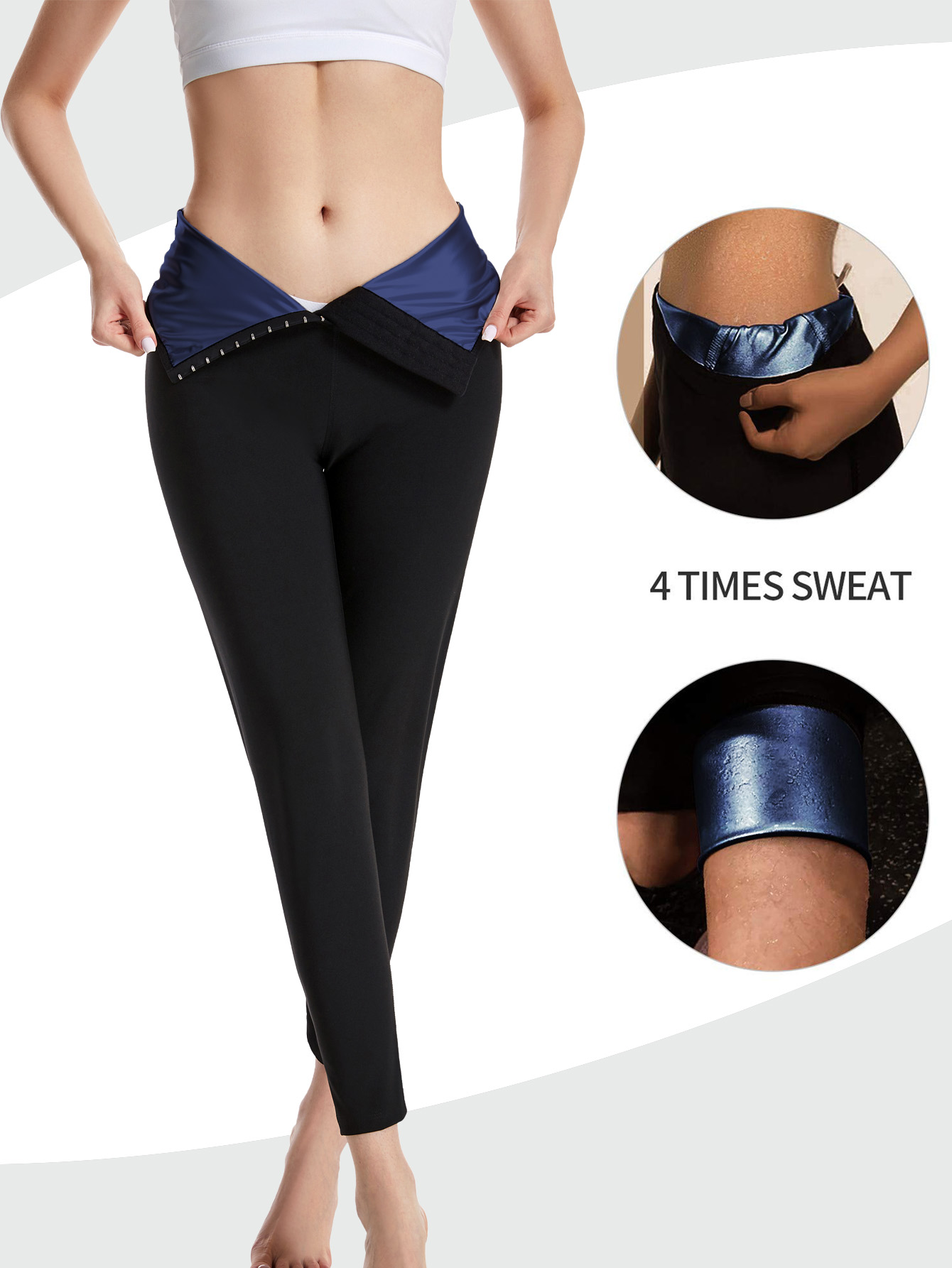 Women Sauna Sweat Pants High W - Women'S Fashion Leggings 评论和价格