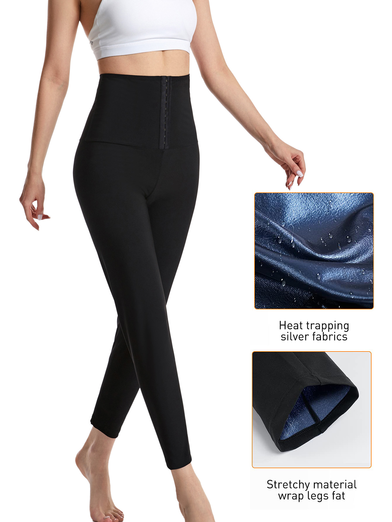 Women Sauna Sweat Pants High W - Women'S Fashion Leggings 评论和价格