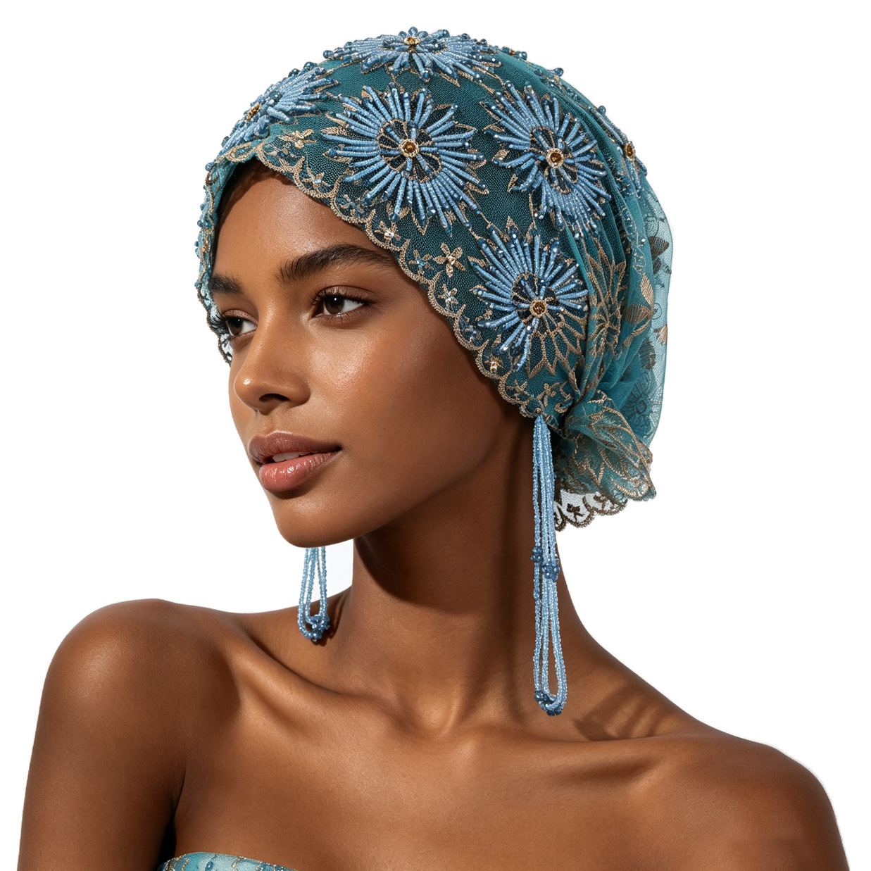 Africa Hijab for Women Sunflow - Women'S Fashion Hats 评论和价格