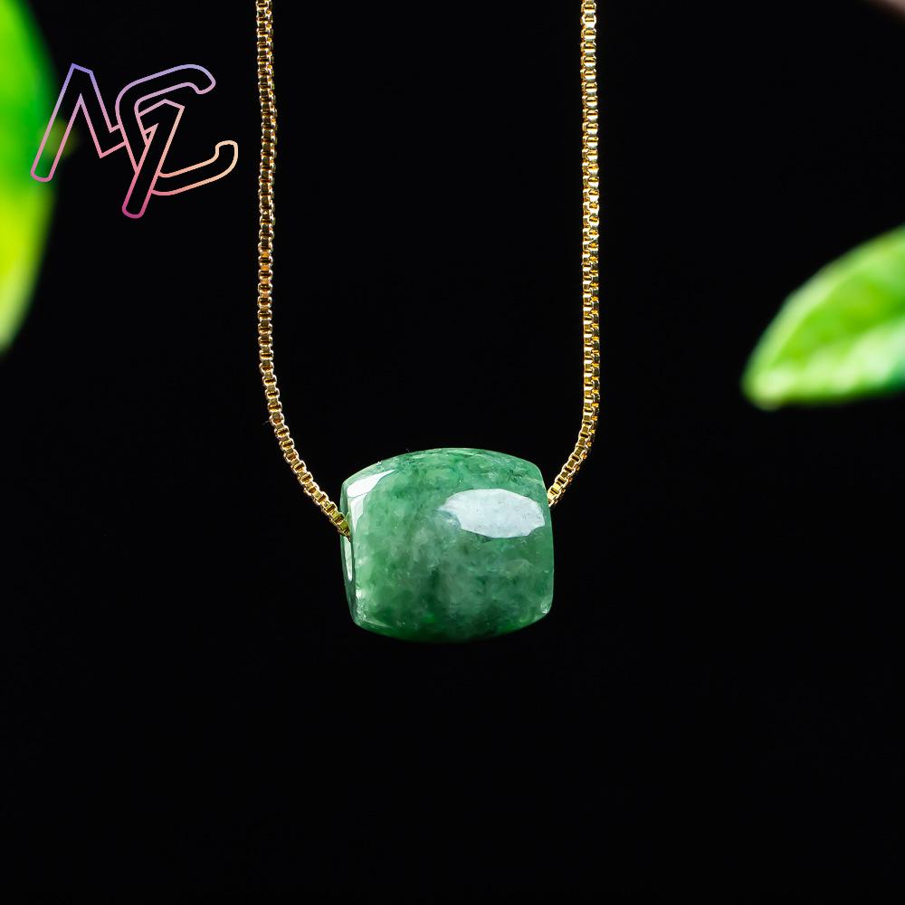 Natural Real Jade Bead Pendant - Women'S Fashion 评论和价格