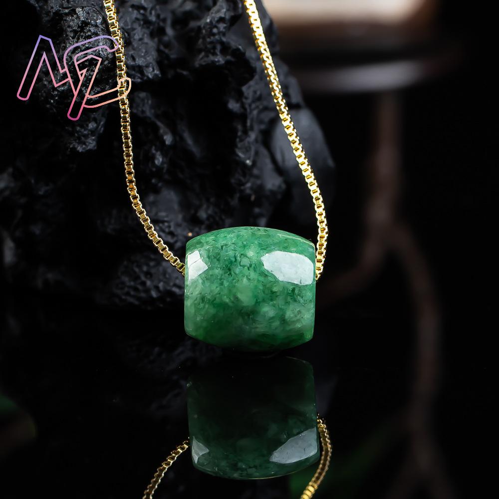 Natural Real Jade Bead Pendant - Women'S Fashion 评论和价格