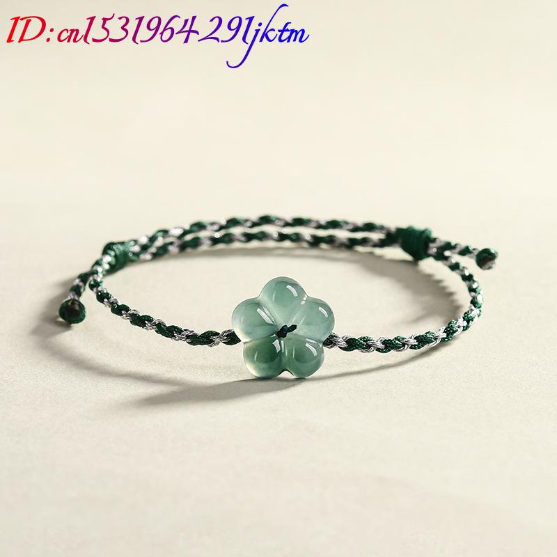 Burmese Jadeite Flower Bracele - Women'S Fashion 评论和价格