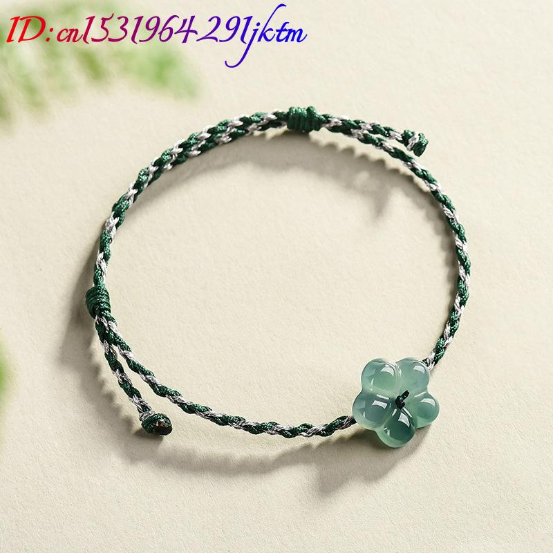 Burmese Jadeite Flower Bracele - Women'S Fashion 评论和价格