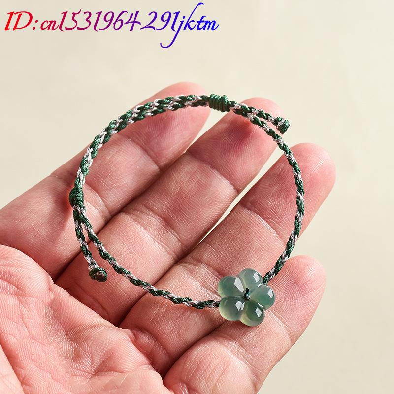 Burmese Jadeite Flower Bracele - Women'S Fashion 评论和价格