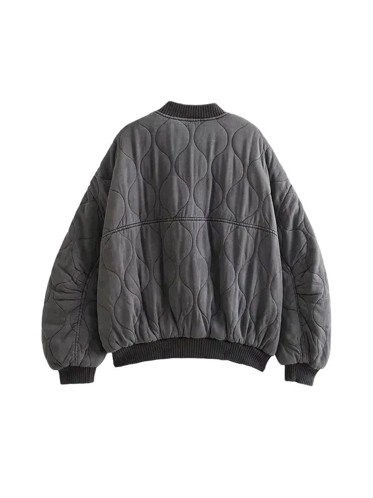 Women Fashion Oversized Thick  - Women'S Fashion Quilted Jacket 评论和价格