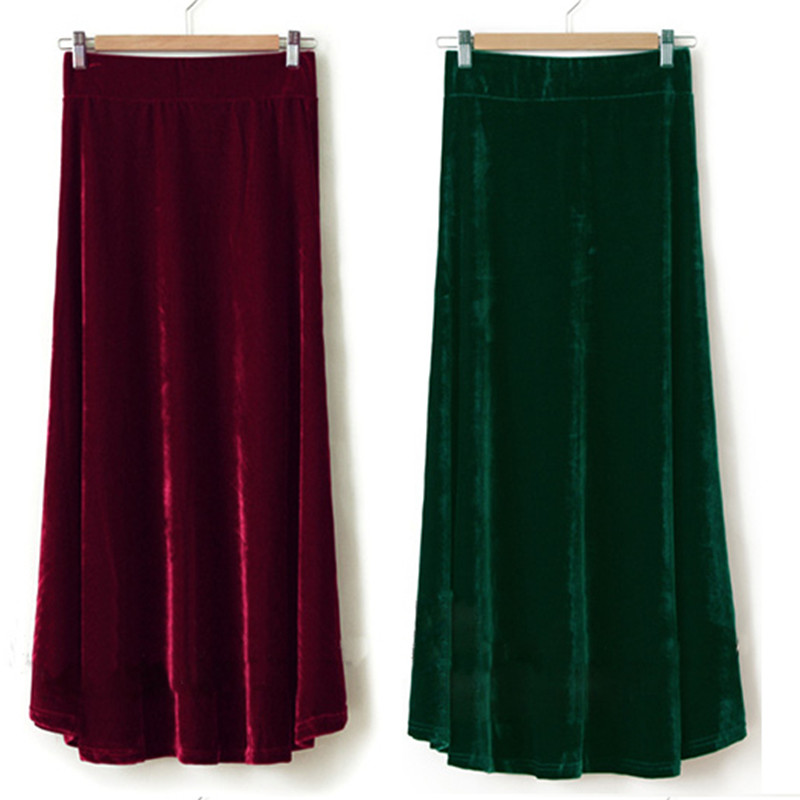 TIYIHAILEY-Women's Velour Plea - Pleated Skirt Women 评论和价格