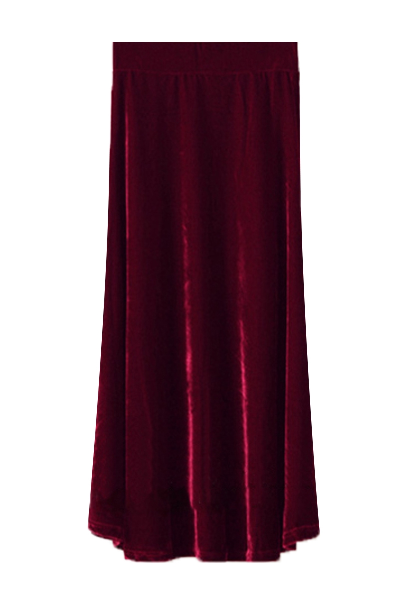 TIYIHAILEY-Women's Velour Plea - Pleated Skirt Women 评论和价格
