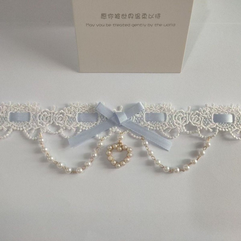 Lolita Pearl Sweet Lace Neckla - Women Fashion Photoshoot 评论和价格