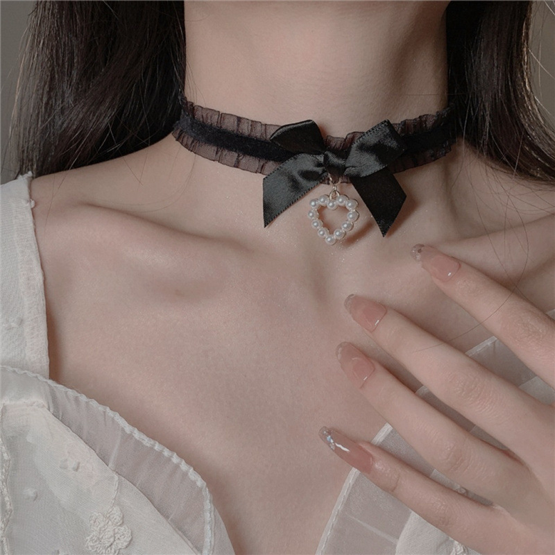 Lolita Pearl Sweet Lace Neckla - Women Fashion Photoshoot 评论和价格