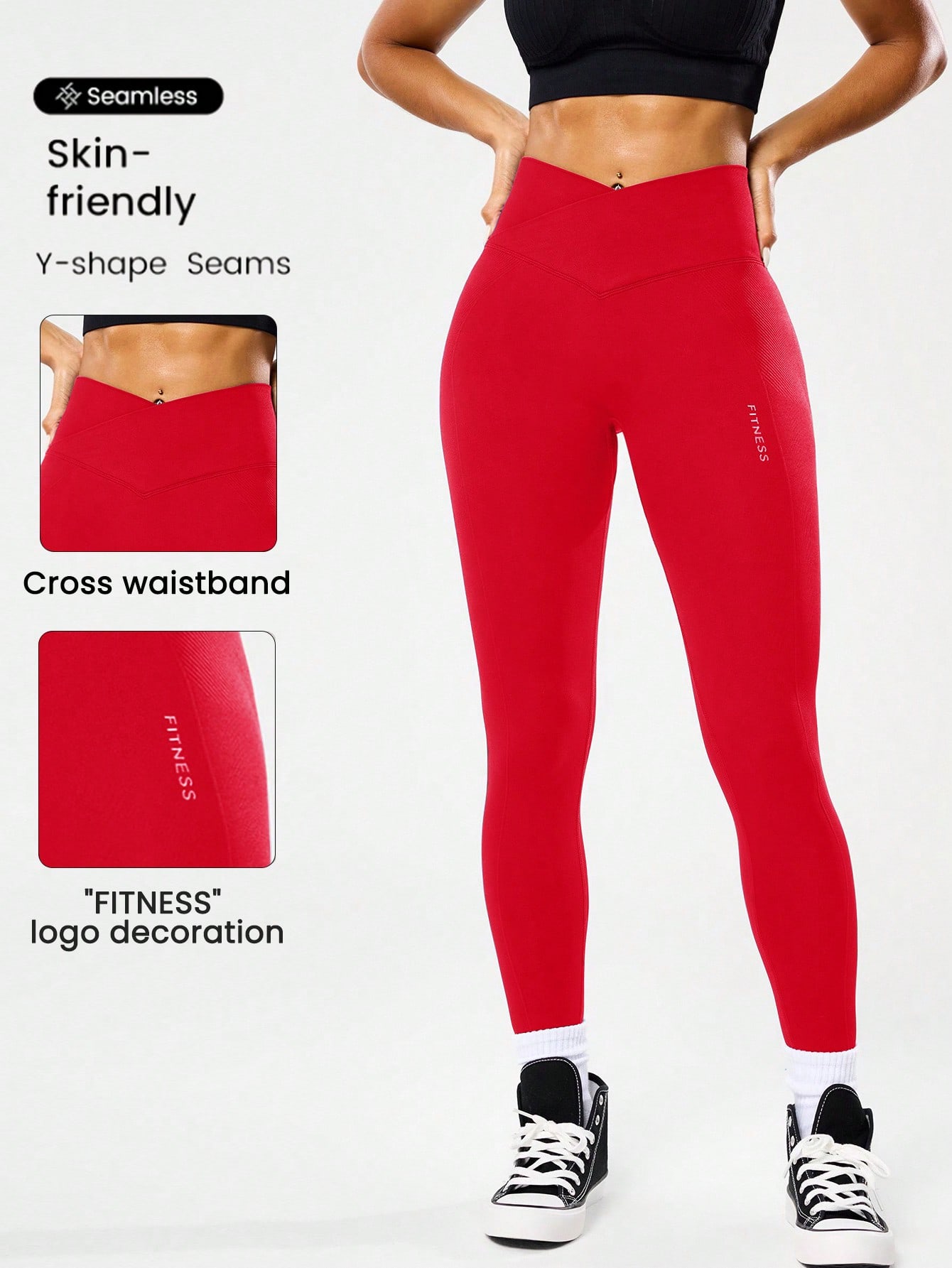 High-waisted seamless yoga leg - Women'S Fashion Leggings 评论和价格