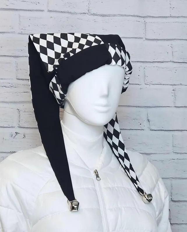 Chessboard Lattice Jester Cost - Women'S Fashion Hats 评论和价格