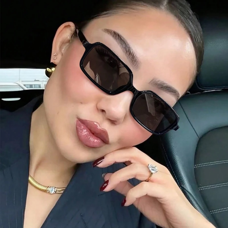New Sexy Small Rectangle Sungl - Women'S Fashion Eyewear 评论和价格