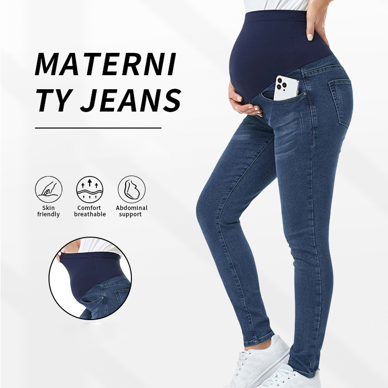 High Waist Maternity Jeans Tig - Mom Jeans Women 评论和价格