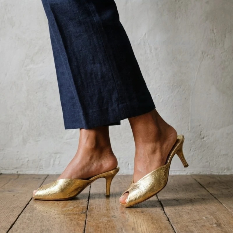 Women's Pumps Designer Gold Wo - Spaghetti Strap Dress 评论和价格