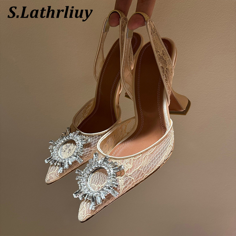 Sandals Rhinestone Flower Poin - Spaghetti Strap Dress 评论和价格