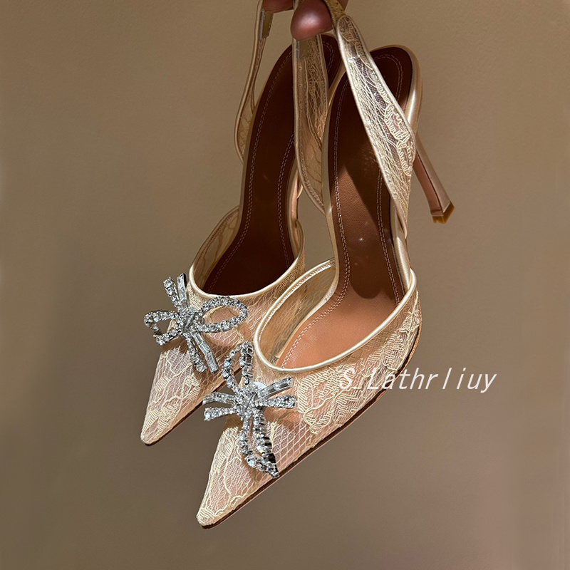 Sandals Rhinestone Flower Poin - Spaghetti Strap Dress 评论和价格