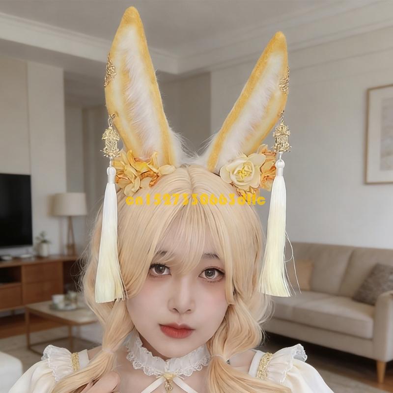 Adjustable Plush Rabbit Ears H - Women Fashion Photoshoot 评论和价格